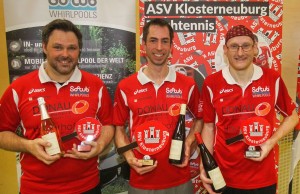 Richard Tekula, Klubmeister Philipp Heck & Georg Hengl-Weinmayer